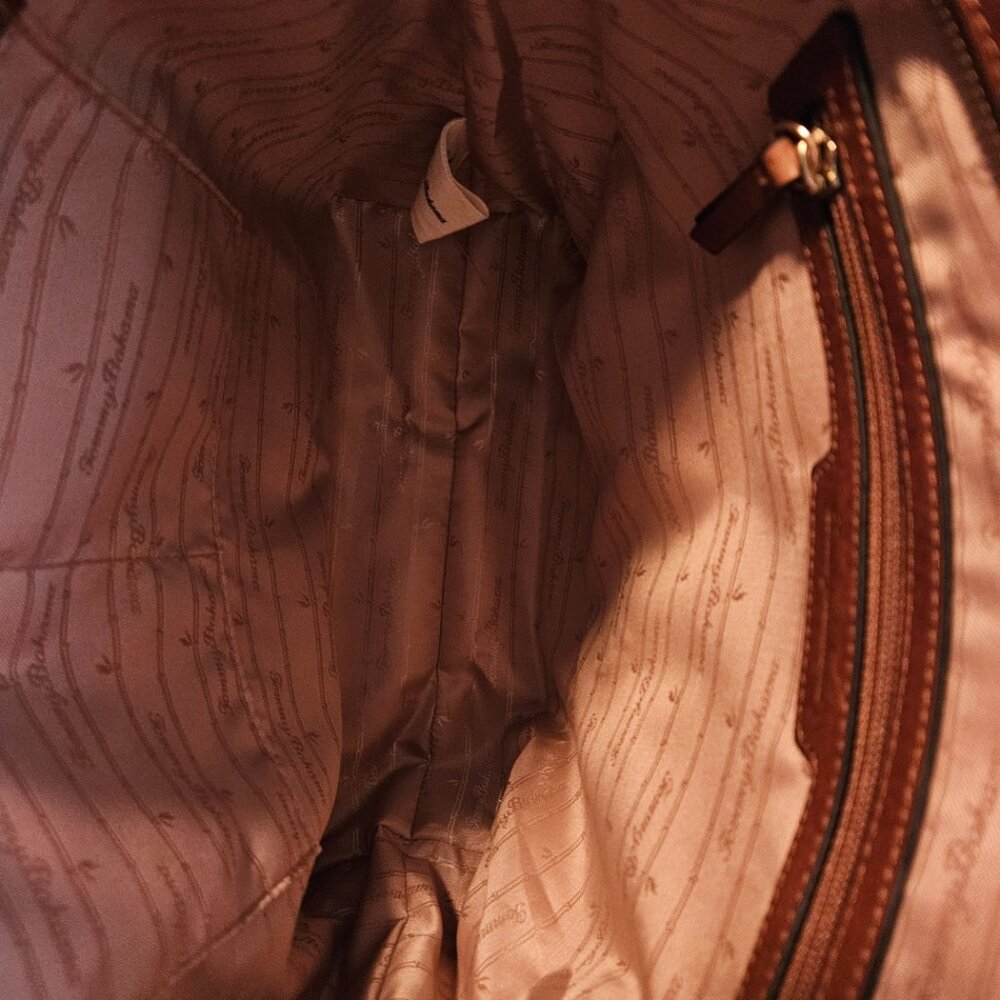 Tommy Bahama Brown Leather Shoulder Bag - Picture 8 of 14